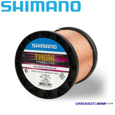 Леска монофильная Shimano Tiagra Trolling диаметр 0,86мм размотка 1000м прозрачно-розовая